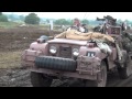 War  peace show 2014  folkestone  pink sas land rover in the arena