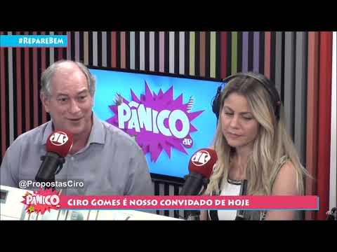 Ciro Gomes debate economia no Pânico da Jovem Pan