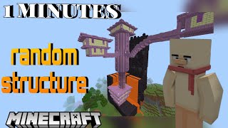 Minecraft, But Structures Spawn Every Minute...