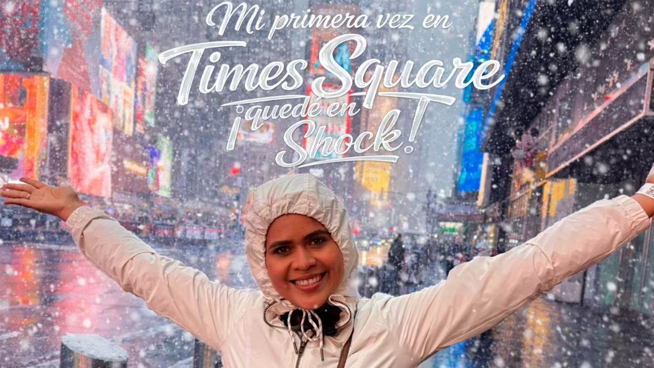 De Nicaragua al frío de Nueva York: mi reacción REAL a la nieve por primera vez 🥶❄️ bn