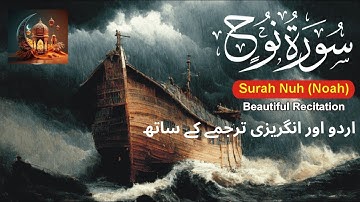 Surah Nuh ( Noah ) Full | سورة نوح Beautiful Voice | Quran | 71 | Beautiful Tilawat Reaction New