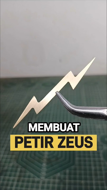 membuat petir kakek zeus #diy