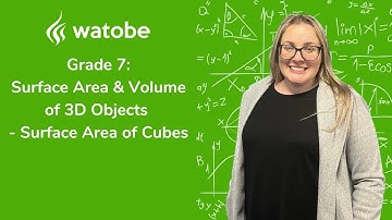 Grade 7 - Surface Area & Volume of 3D Objects (surface area of cubes)