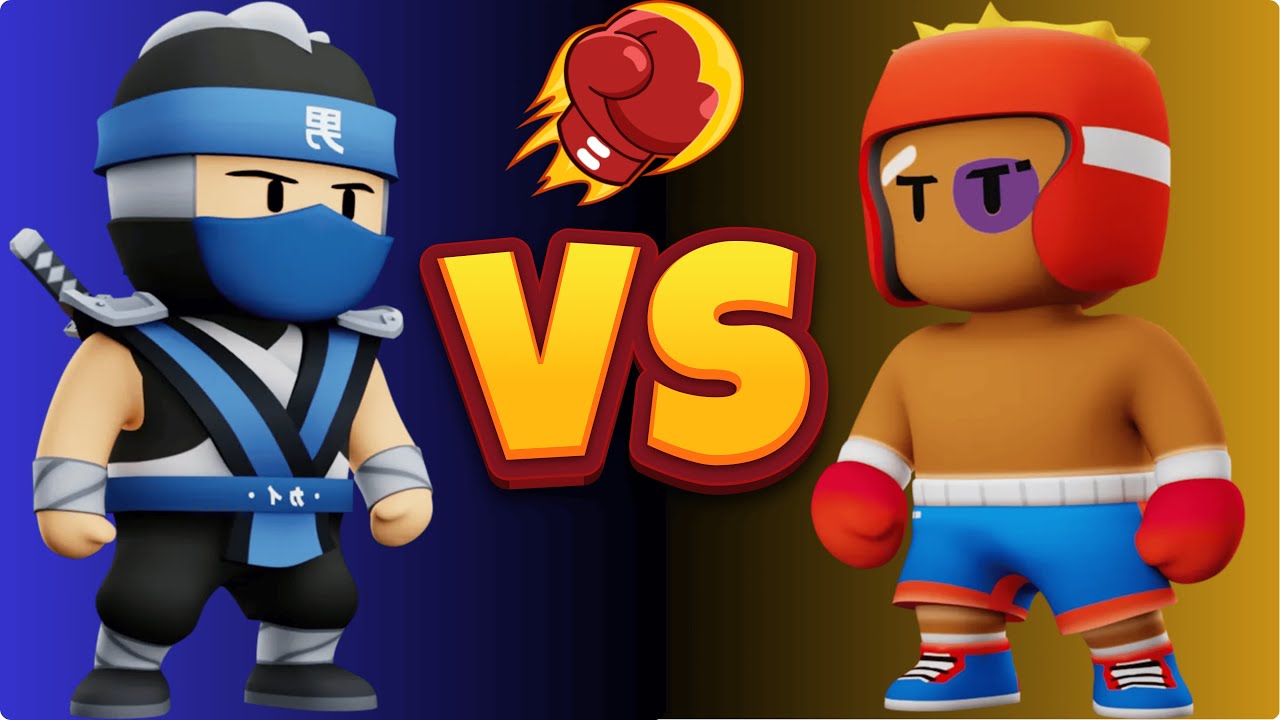 WAR SKIN Ninja VS Boxer Block Dash| Stumble Guys Live