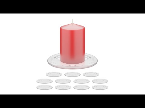 4 Piatti Portacandele In Vetro Trasparente Per Candele Votive - Base Per Decorazioni - Foto 12