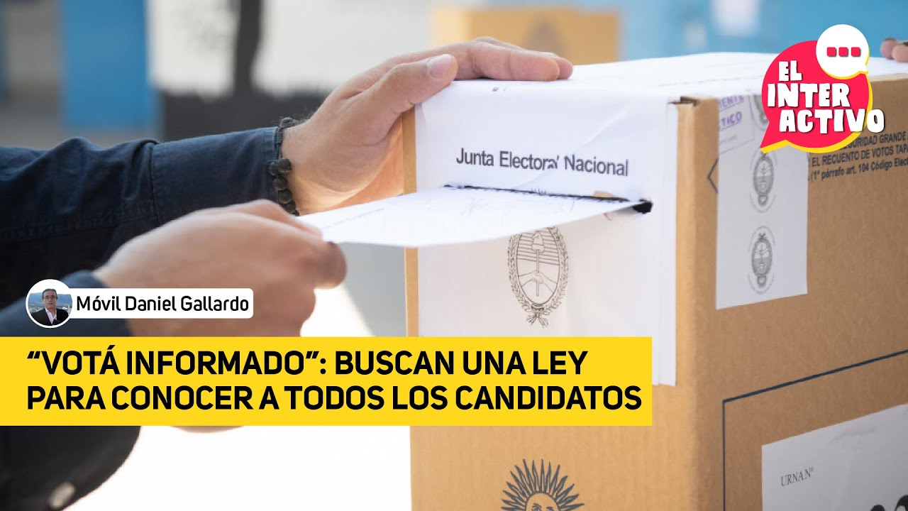 Transparencia electoral: Ser Fiscal impulsa que “Votá Informado” sea ley