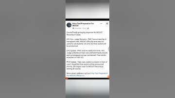 Courts order About Mdcat test 2021 || Mdcat reconduct || IHC , LHC , PHC final response