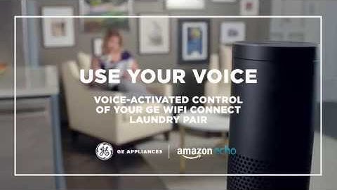 WiFi Connect Washer & Dryer with Amazon Alexa