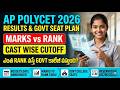 AP POLYCET Results 2026 Date | Marks vs Rank: How to Get Govt College Seat? Cast Wise Cutoff Ranks