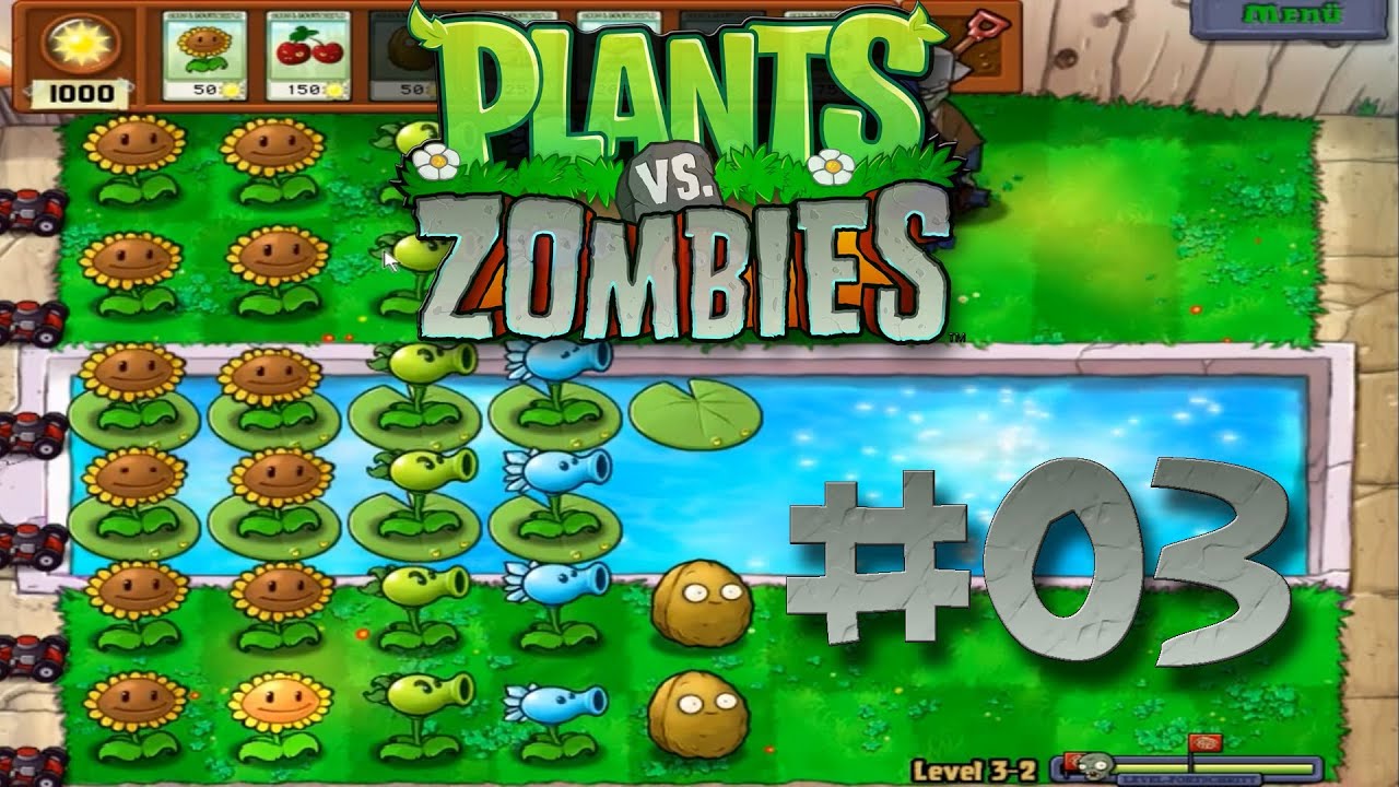 Pflanzen gegen Zombies 03 Wer zum Zombie hat in den Pool geschissen