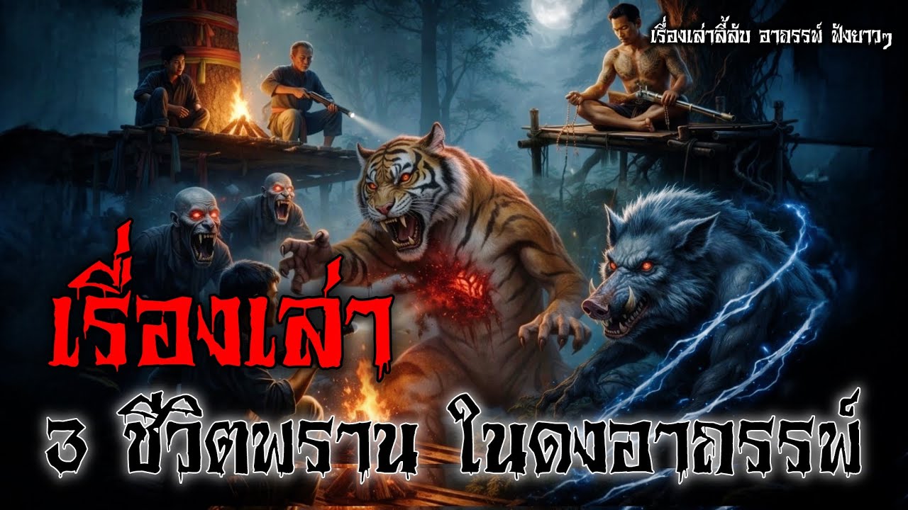 เรื่องเล่า 3 ชีวิตพราน ในดงอาถรรพ์ | เรื่องเล่าเขย่าปอด