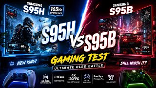 Samsung S95H vs S95B Gaming Test, Filmed in HDR: Color & Contrast Comparison