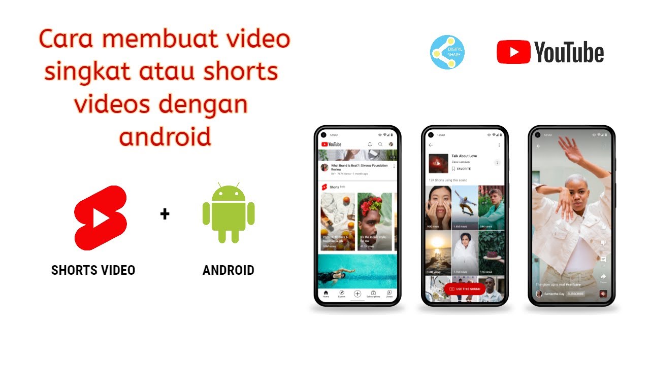 Cara Membuat Video Pendek atau Shorts Videos Dengan Android di Youtube