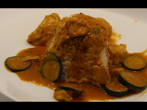 Cheap Thai-Inspired Coconut Cream Chicken Recipe with Sriracha Sauce & Squash | $8 Meal for Two!