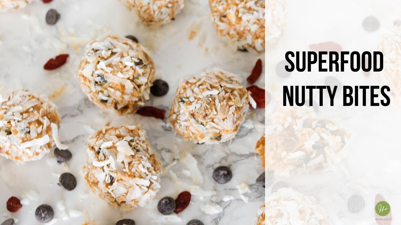 SUPERFOOD NUTTY BITES *super easy and yummy* YouTube