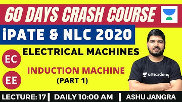 L17: Induction Machine (Part-1) | 60 Days Crash Course for NLC and iPATE 2020 Exam (EC/EE)