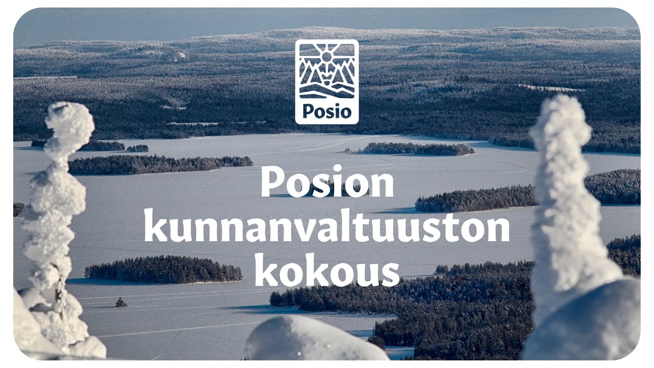 Posion kunnanvaltuuston kokous keskiviikkona 28.5.2025.