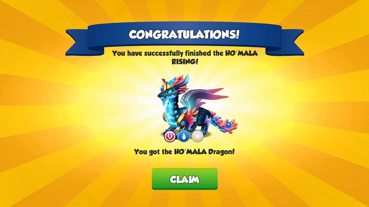 HO'MALA Dragon is Arrived - Dragon Mania Legends 