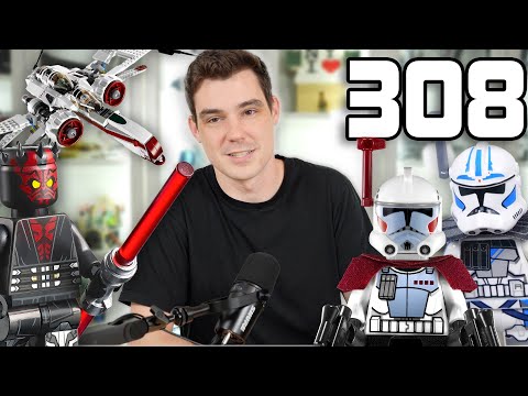 YouTube thumbnail: LEGO Star Wars ARC-170: How Much Longer? More LEGO Dune Sets? Fixing Fives? | ASK MandR 308