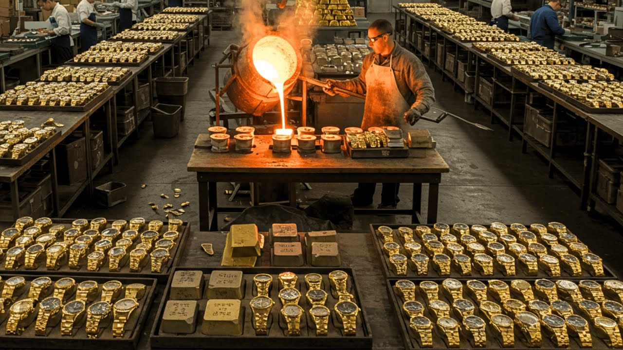 Shocking Way These Florida Artisans Turn Local Gold Into $1M Rolex Watches in 30 Days
