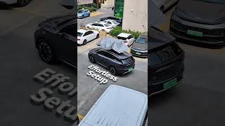 All-Weather Remote-Controlled Automatic Car UV Protection Umbrella ▶️ Shade your whole car.