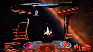Diamonback scout vs Clipper PvP fight ( CMDR Enot )  Elite: Dangerous