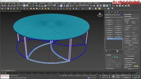 Autodesk 3ds Max Modern Coffee Table Modeling (FULL MODELING)