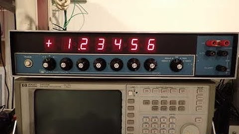 Data Precision 8200 Calibrator repair.