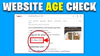 How To Find When A Website Was Published | Website Age check