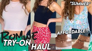 romwe summer try-on haul *CUTE AND CHEAP* 2020