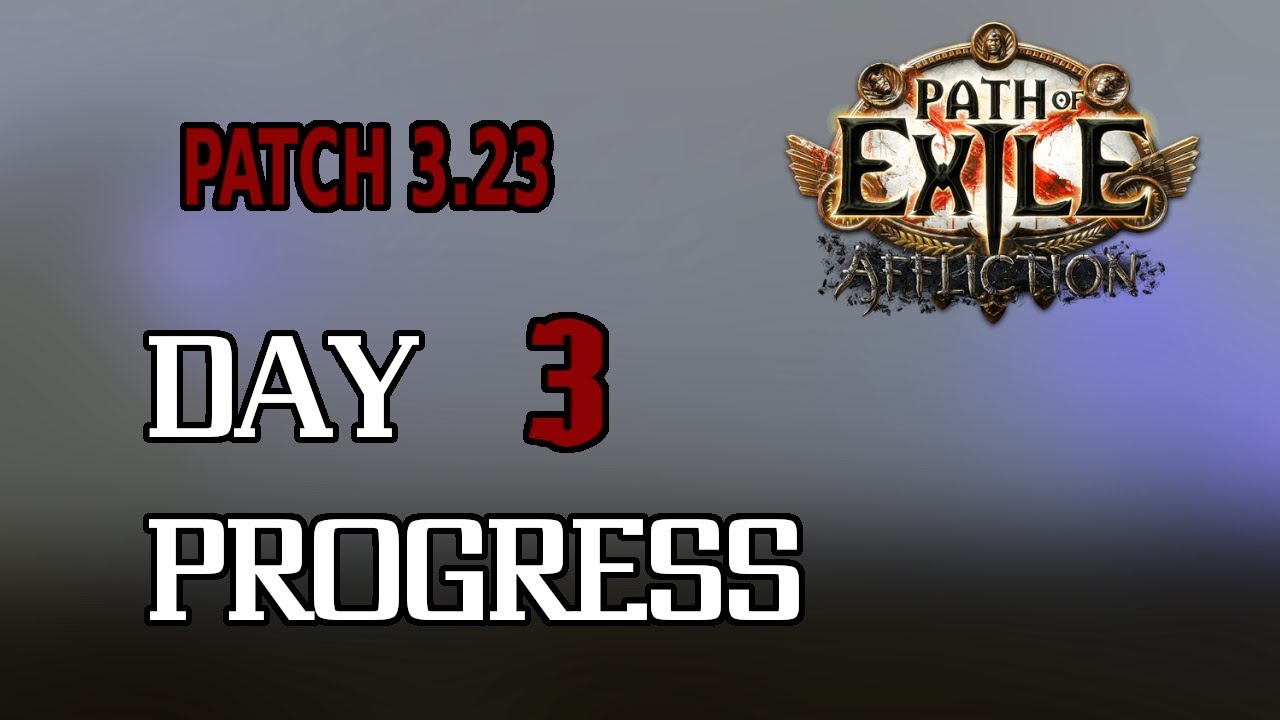 Day 3 Progress - Affliction League [PoE 3.23] - YouTube