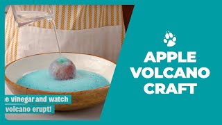 Apple Volcano Kids Craft