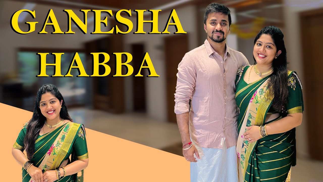 Our first Ganesha Habba ✨🙏🧿🤍 