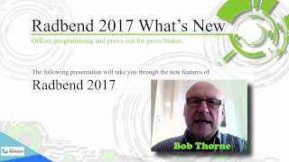 What's New - Radbend 2017 | Radan