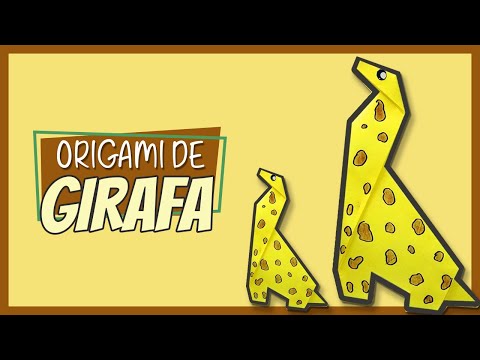 Origami girafa (Marcelly Origami)