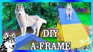 DIY AGILITY A-FRAME for Backyard Agility | Build an Agility Course Backyard agility is a great way for your dog to get some mental 