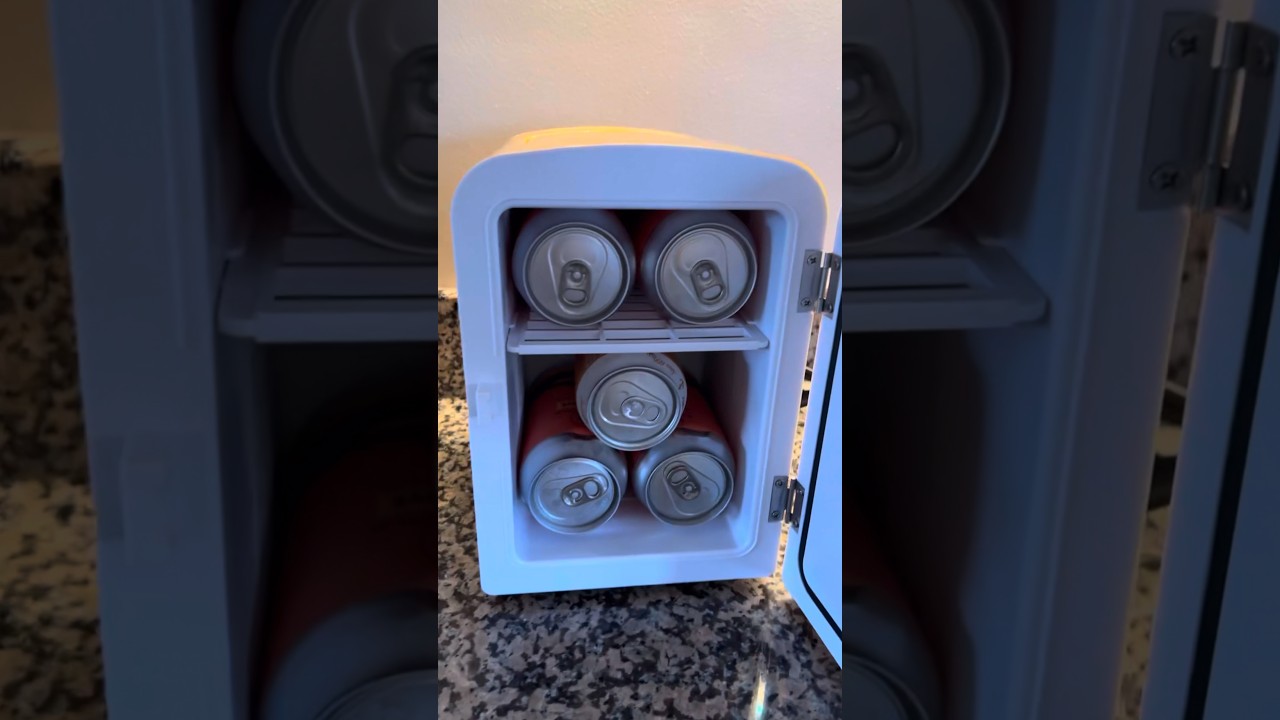 Mini Fridge for Makeup and Beverages