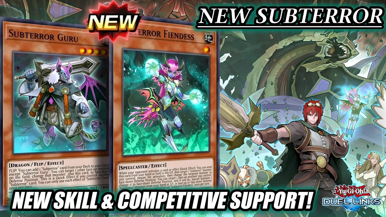 SUBTERROR RETURNS w/ NEW SKILL & SUPPORT! BEST CONTROL = COMPETITIVE AGAIN! [Duel Links]