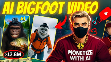 Make a Viral Bigfoot Yeti Vlog Video with AI (Using ChatGPT + Veo 3 + Gemini)