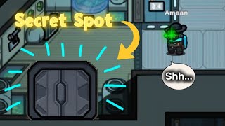 Top 5 Hiding Spots In (The Skeld) Among Us HIDE N SEEK 😱🔥 
