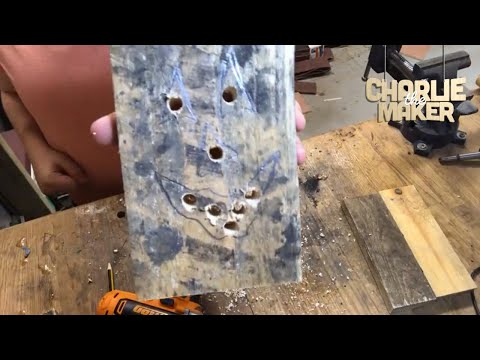 Making a Halloween Lantern using Pallet Wood