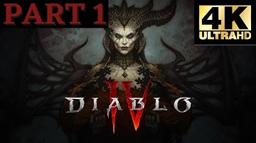 Diablo 4 Beta | Part 1 | Gameplay/Walkthrough | Open World?