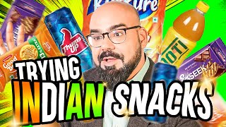 Pakistani Trying Indian Snacks | Junaid Akram
