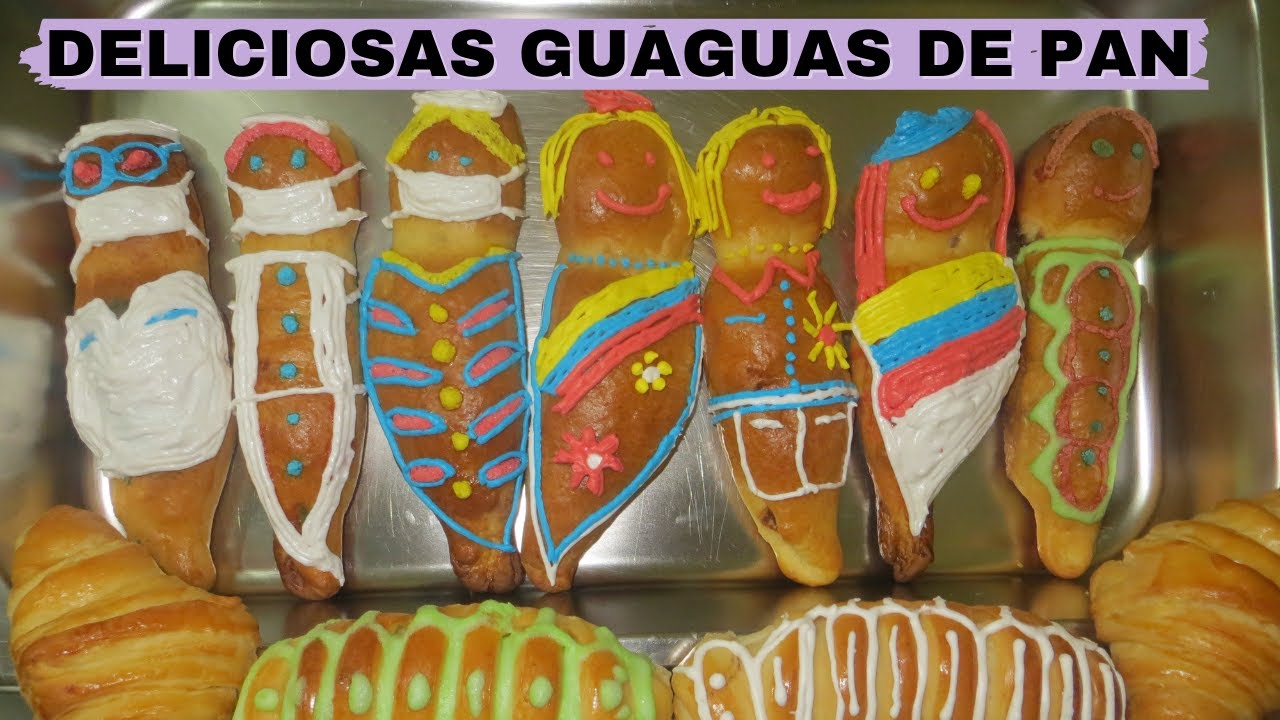 GUAGUAS DE PAN ECUATORIANAS ¡¡SUPER FÁCIL Y RÁPIDO!!  😋👌