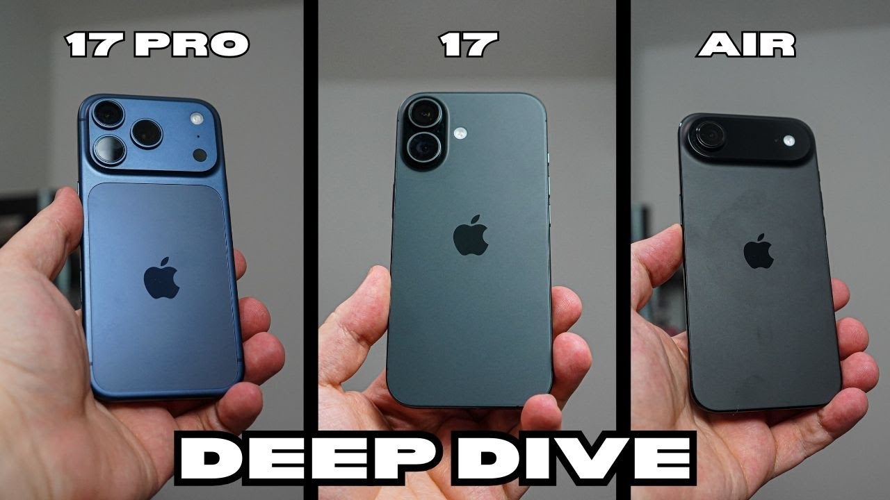 I Used The iPhone 17, 17 Pro & Air. Here Are My HONEST THOUGHTS.