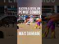 Kazuya &amp; Devil Jin Best Pewgf Max Damage Combo No Wall