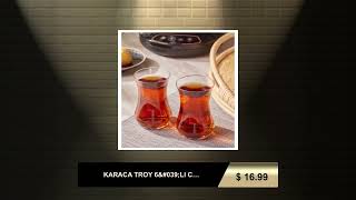 Karaca Troy 6Li Cay Bardagi Tea Glass