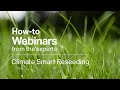 Climate Smart Reseeding Webinar