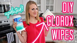 DIY DISINFECTANT WIPES using what you have! (please share!)