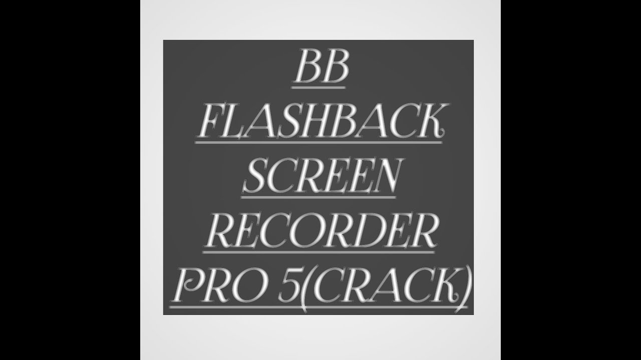 flashback pro recorder